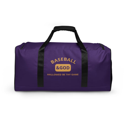 Baseball &God Icon Duffle Bag